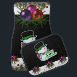 Christmas Car Mat Snowman Autofußmatte<br><div class="desc">Weihnachtswagenmatten, Kinderwagen, Snowman-Matten, Santa Car Mats, Elf-Autos, </div>