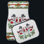 Christmas Car Mat Snowman Autofußmatte<br><div class="desc">Weihnachtswagenmatten, Kinderwagen, Snowman-Matten, Santa Car Mats, Elf-Autos, </div>