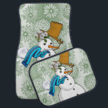 Christmas Car Mat Snowman Autofußmatte<br><div class="desc">Weihnachtswagenmatten, Kinderwagen, Snowman-Matten, Santa Car Mats, Elf-Autos, </div>