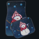 Christmas Car Mat Snowman Autofußmatte<br><div class="desc">Weihnachtswagenmatten, Kinderwagen, Snowman-Matten, Santa Car Mats, Elf-Autos, </div>