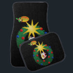 Christmas Car Mat Snowman Autofußmatte<br><div class="desc">Weihnachtswagenmatten, Kinderwagen, Snowman-Matten, Santa Car Mats, Elf-Autos, </div>