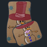 Christmas Car Mat Snowman Autofußmatte<br><div class="desc">Weihnachtswagenmatten, Kinderwagen, Snowman-Matten, Santa Car Mats, Elf-Autos, </div>