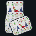 Christmas Car Mat Snowman Autofußmatte<br><div class="desc">Weihnachtswagenmatten, Kinderwagen, Snowman-Matten, Santa Car Mats, Elf-Autos, </div>
