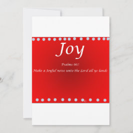 Christmas card -Joy Feiertagskarte