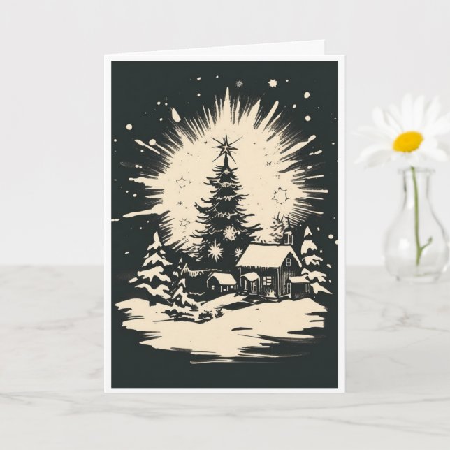 Christmas card karte (Kleine Pflanze)