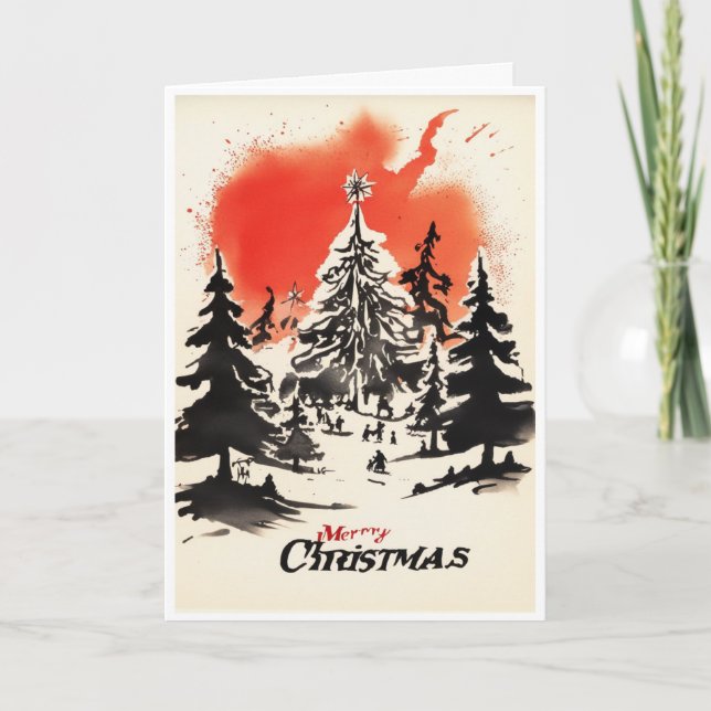 Christmas card karte (Vorderseite)