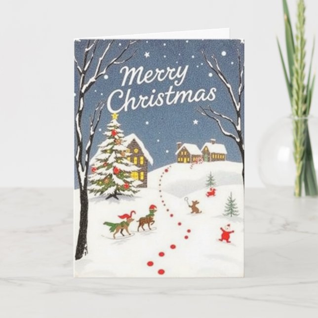 Christmas card karte (Vorderseite)