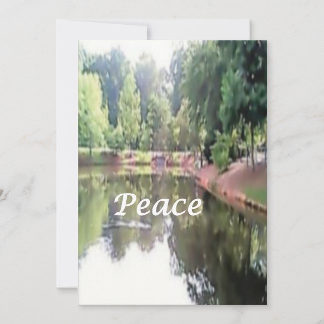 Christmas Card--Peace Feiertagskarte (Vorderseite)