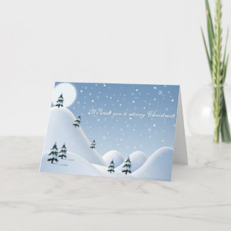 Christmas Card Snowy Feiertagskarte