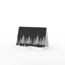 Christmas card with Reindeers