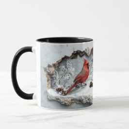 Christmas Cardinal Mug Tasse