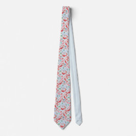 Christmas Cardinals Midcentury Modern Neck Tie Krawatte