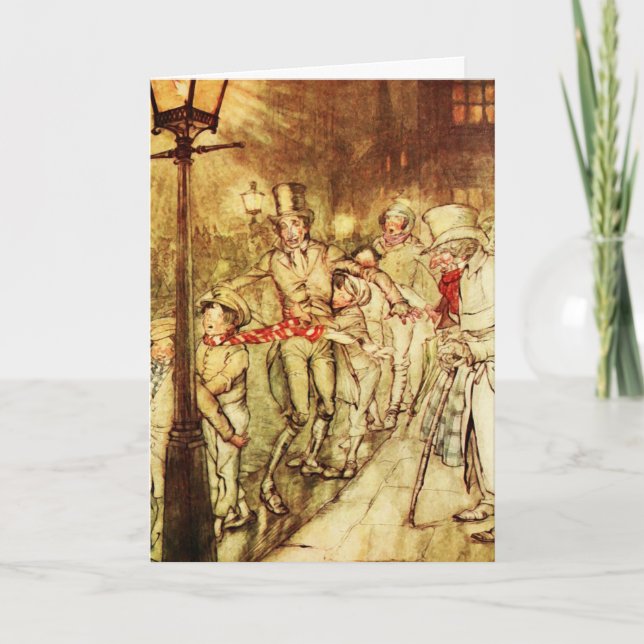 CHRISTMAS CAROL CHRISTMAS CARD (Vorderseite)