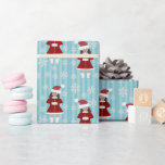 Christmas Carol Girl Wrapping Paper Geschenkpapier<br><div class="desc">Christmas Carol Girl Wrapping Paper</div>