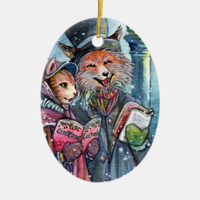 Christmas Carol Keramikornament (Vorne)