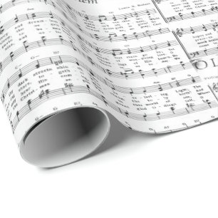 Christmas Carol Sheet Music Geschenkpapier