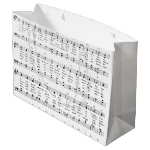 Christmas Carol Sheet Music Große Geschenktüte