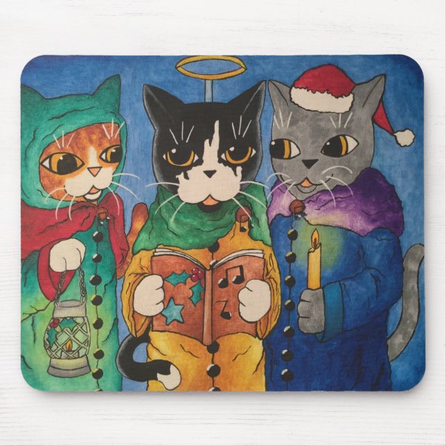 Christmas Carol Singers Mousepad (Vorne)