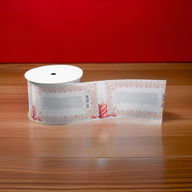 "Christmas Carol" Story Candles Pink | Satinband (Von Creator hochgeladen)