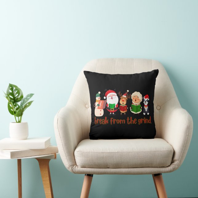 Christmas Caroling BFTG Pillow Kissen (Stuhl )