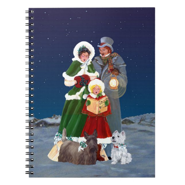 Christmas Carols Notizblock (Vorderseite)