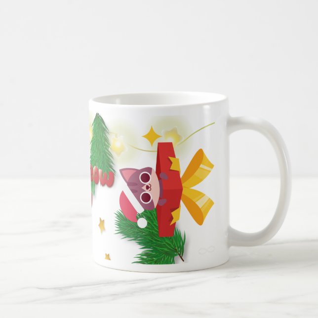 Christmas Cat Meow Kaffeetasse (Rechts)