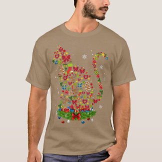 Christmas Cat Sweat T-Shirt