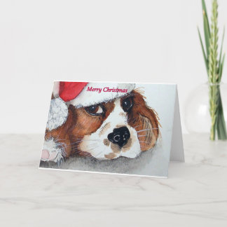 Christmas Cavalier King Charles Spaniel Feiertagskarte