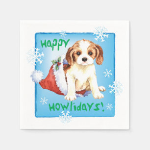 Christmas Cavalier Serviette