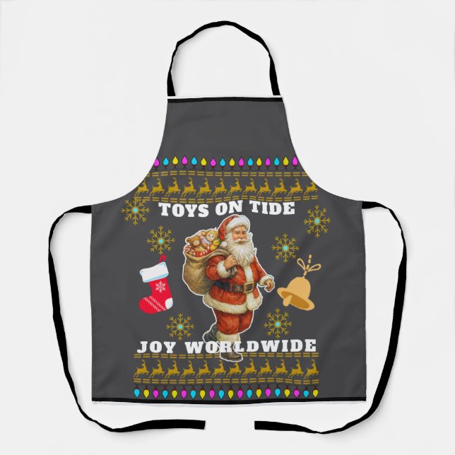 Christmas celebration Tri-Blend shirt Schürze (Vorderseite)