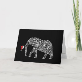 Christmas Chaos Collection: Elephant Dankeskarte