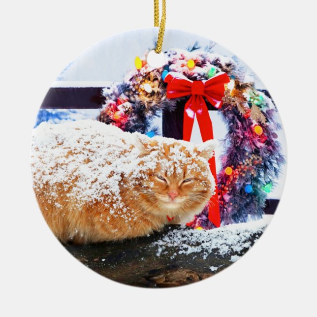 "Christmas Cheeto" Keramik Ornament (Vorne)