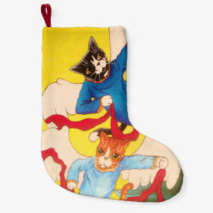 Christmas Cherub Angel Cats Kleiner Weihnachtsstrumpf