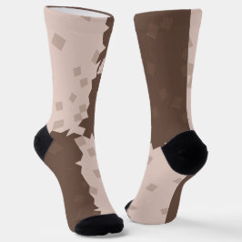 Christmas Chess Cookies Pattern Socken