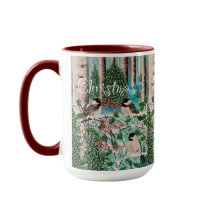 Christmas Chickadee Chatter Tasse