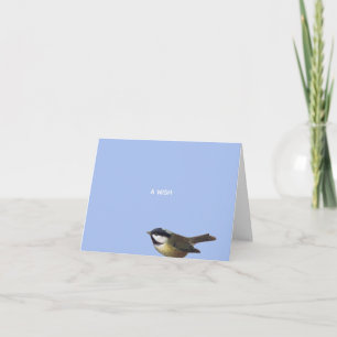 Christmas Chickadee Little Wish Karte
