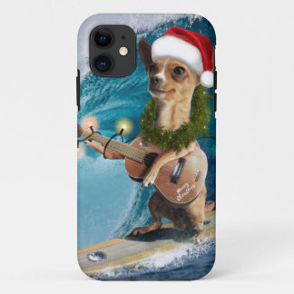 Christmas Chihuahua Surfing Case-Mate iPhone Hülle