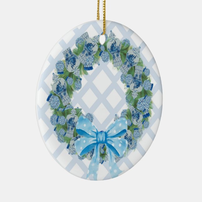 Christmas Chinoiserie Ginger Jar Jars Keramik Ornament (Rechts)