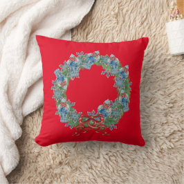 Christmas Chinoiserie Ginger Jar Jars Throw Pillow Kissen