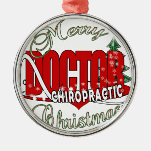 CHRISTMAS CHIROPRAKTISCHER ARZT ORNAMENT AUS METALL
