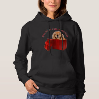 Christmas Cocker Spaniel Dog Xmas Animals Lover Hoodie