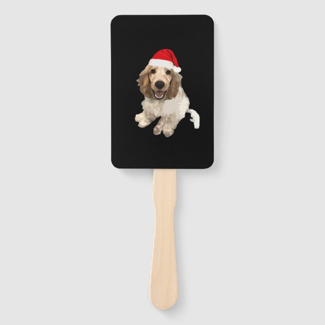 Christmas Cocker Spaniel (White) Essential T-Shirt Fächer (Vorderseite)