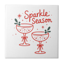 Christmas Cocktails Sparkle Season  Fliese