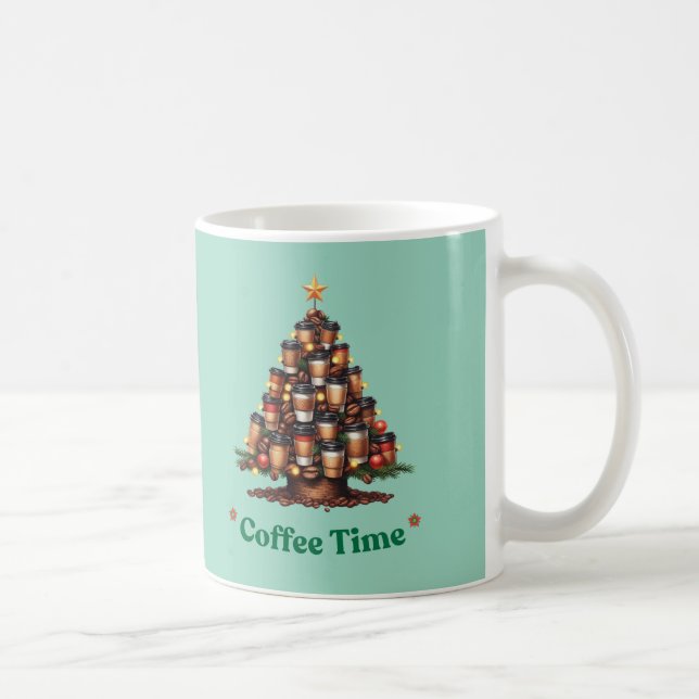 Christmas Coffee Tree Coffee Mug Kaffeetasse (Rechts)