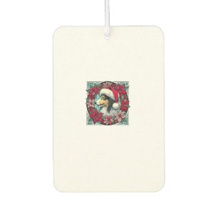 Christmas Collie Dog Illustration Weihnachten Coll Autolufterfrischer