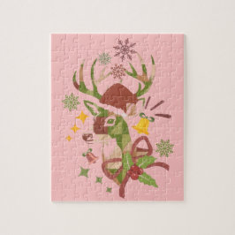 Christmas Colorful Deer Design