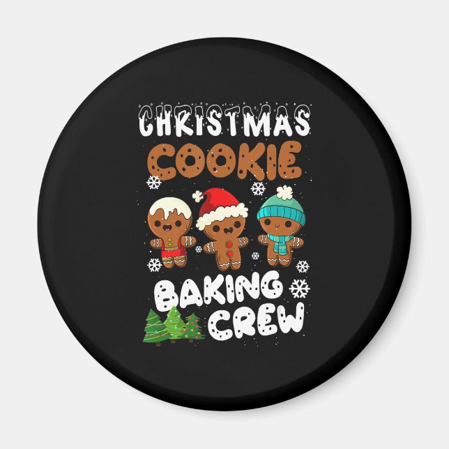 Christmas Cookie Baking Crew | Christmas present Magnet (Vorne)
