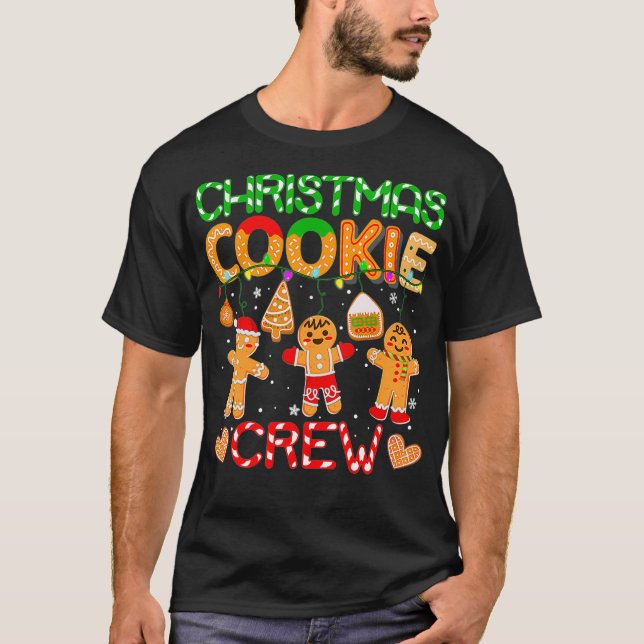 Christmas Cookie Baking Crew Pajamas Family Xmas G T-Shirt (Vorderseite)