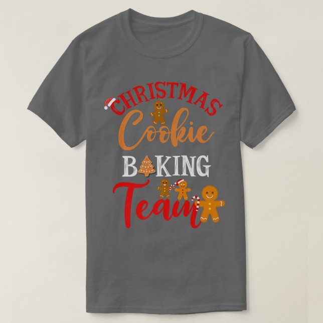 Christmas Cookie Baking Team for Kids and Adults  T-Shirt (Design vorne)