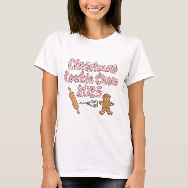 Christmas Cookie Crew 2025 T-Shirt (Vorderseite)
